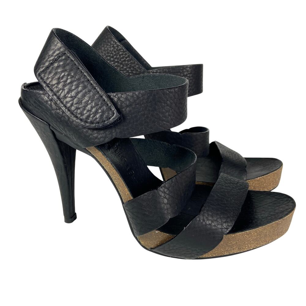 Pedro Garcia Leather Strappy Heeled Sandals Women's Size 39 / US 9